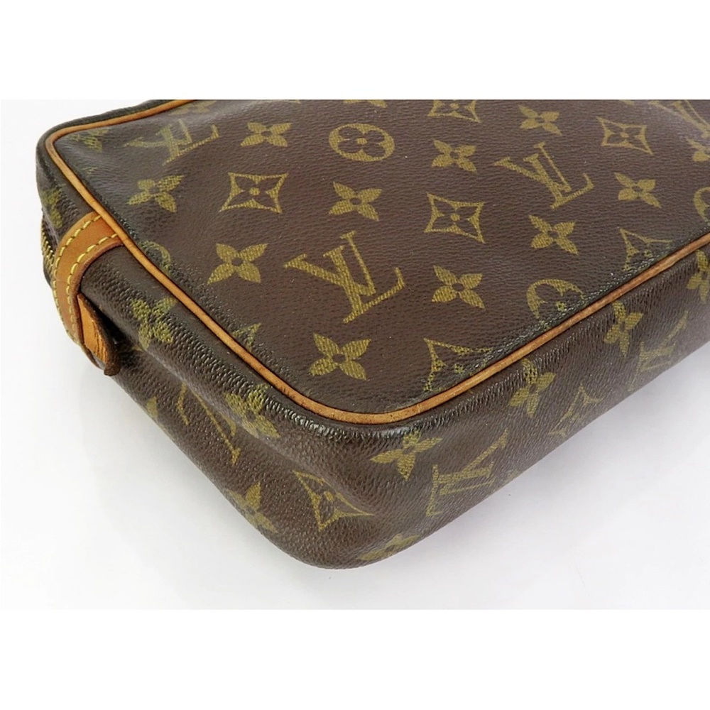 Louis Vuitton Monogram Brown and Gold Cosmetic Case - Picture 10 of 16